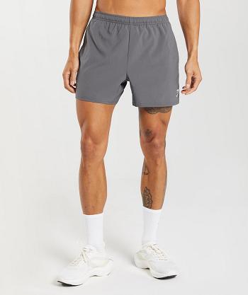 Gymshark Arrival 5" Shorts Herr Grå | SE 3392MQZ